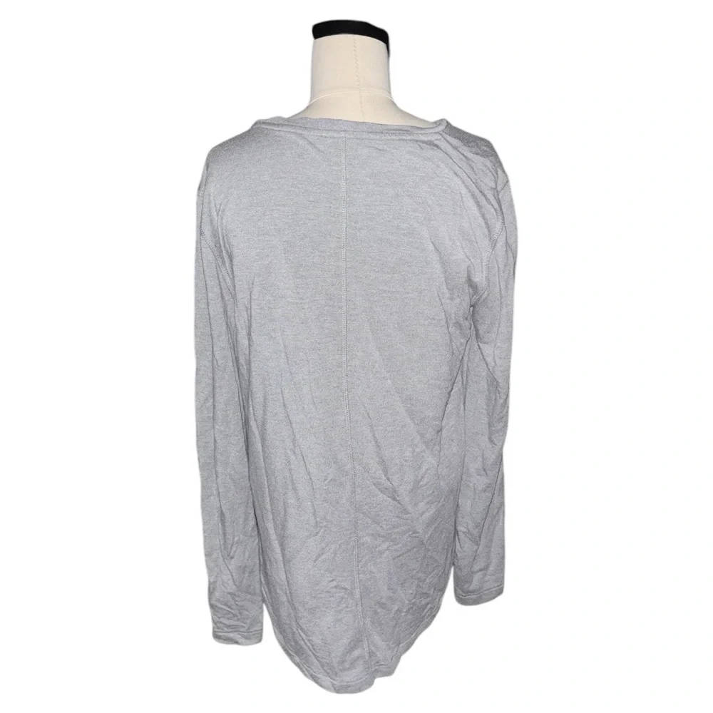 J. Crew Gray Long Sleeve Super Comfy Tee